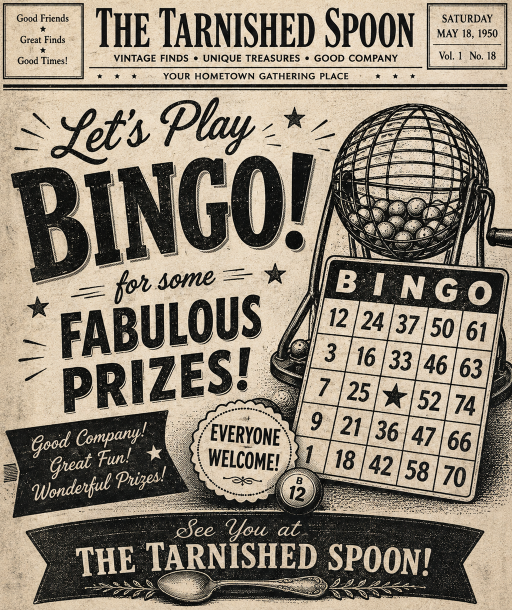 The Tarnished Spoon BINGO