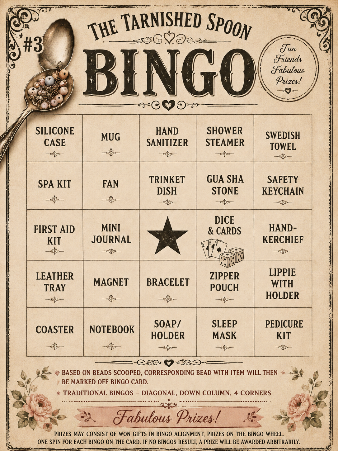 The Tarnished Spoon BINGO